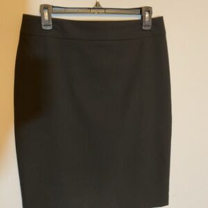 Ann Taylor Elegant Black Pencil Skirt